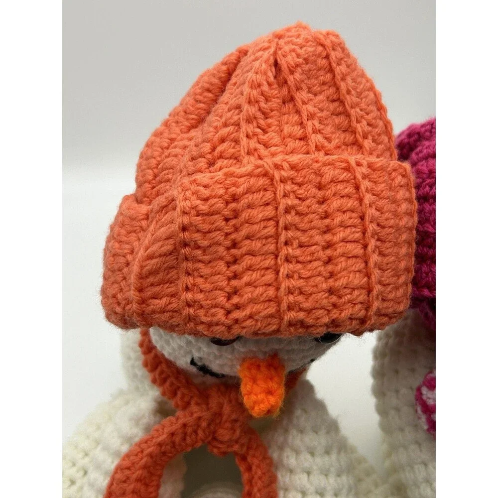 2  handmade Snowmen (12